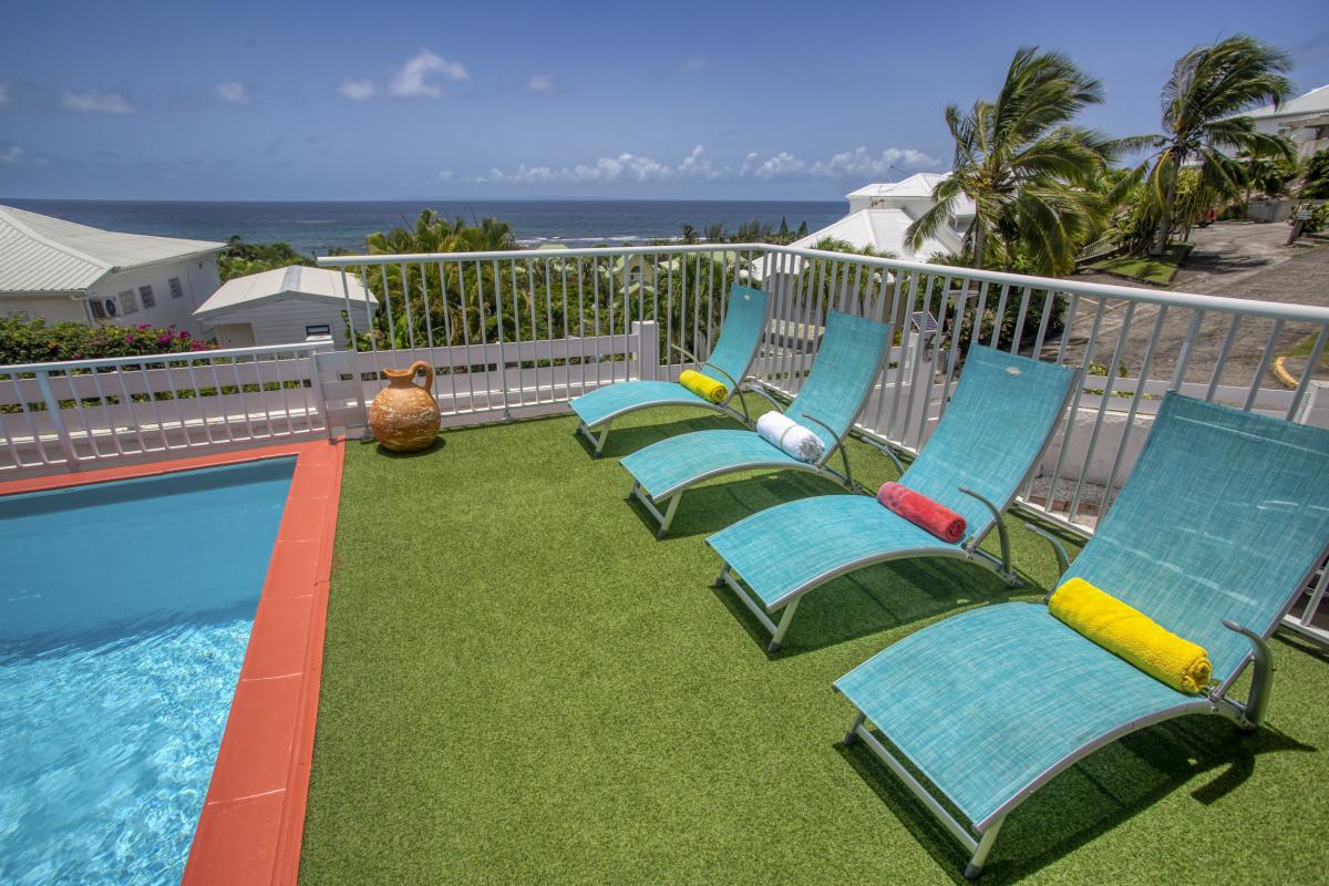 3.Location villa piscine vue mer St François Guadeloupe_Vue Mer